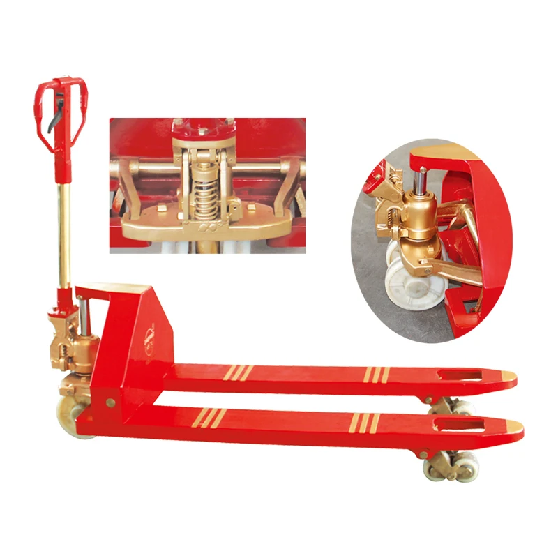 2022 New Design Popular High Quality WEDO Tools Corrosion Resistant Non Sparking Hydraulic Pallet Truck