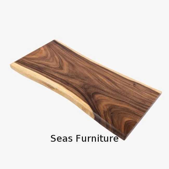 Live edge slab table 100% Solid Wood Kiln Dried Walnut wood