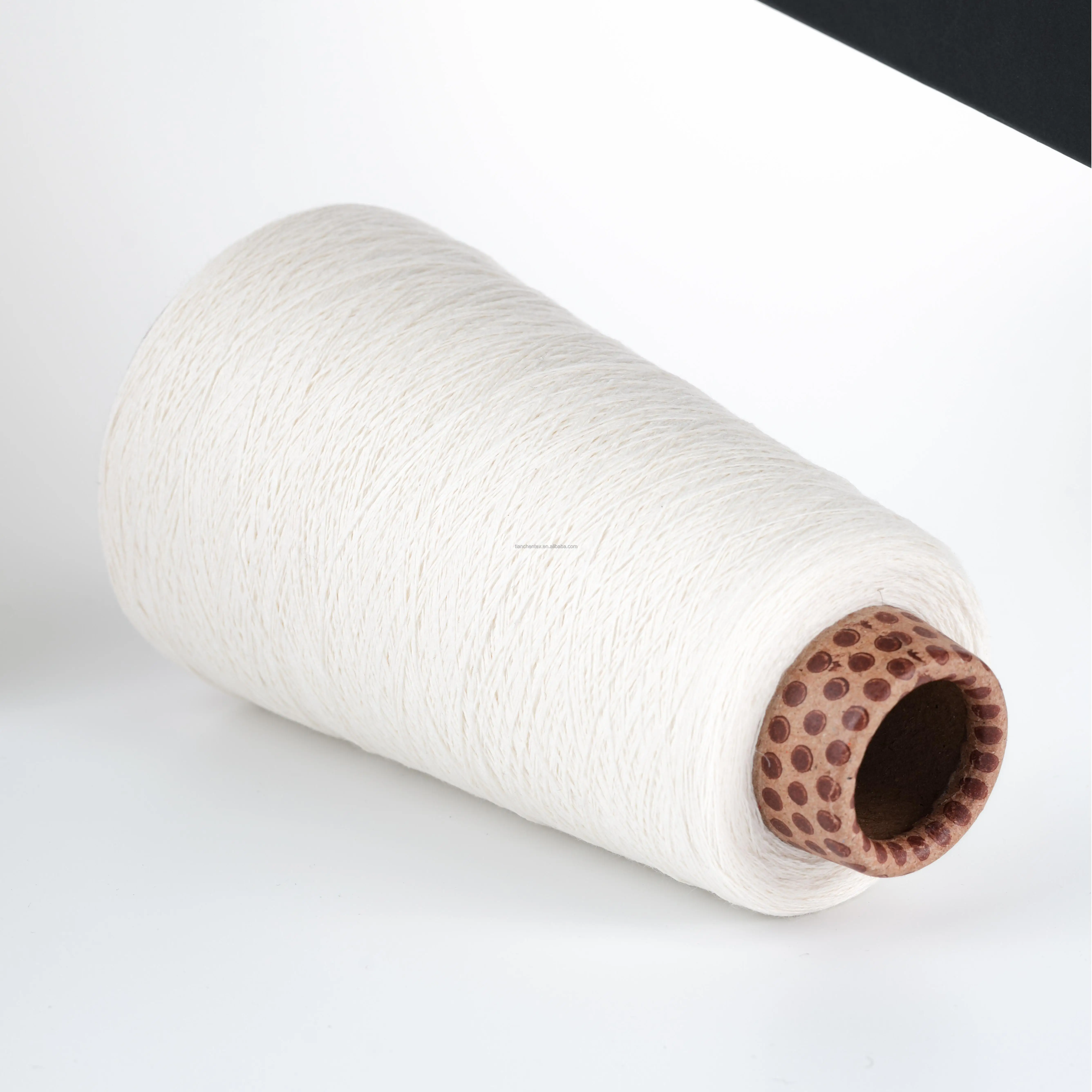 High toughness anti-static regenerated Open End / OE knitted cotton viscose linen blended yarn