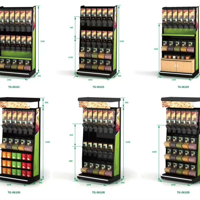 plastic gravity bin dispensadores de granos grain dispenser for bulk foods