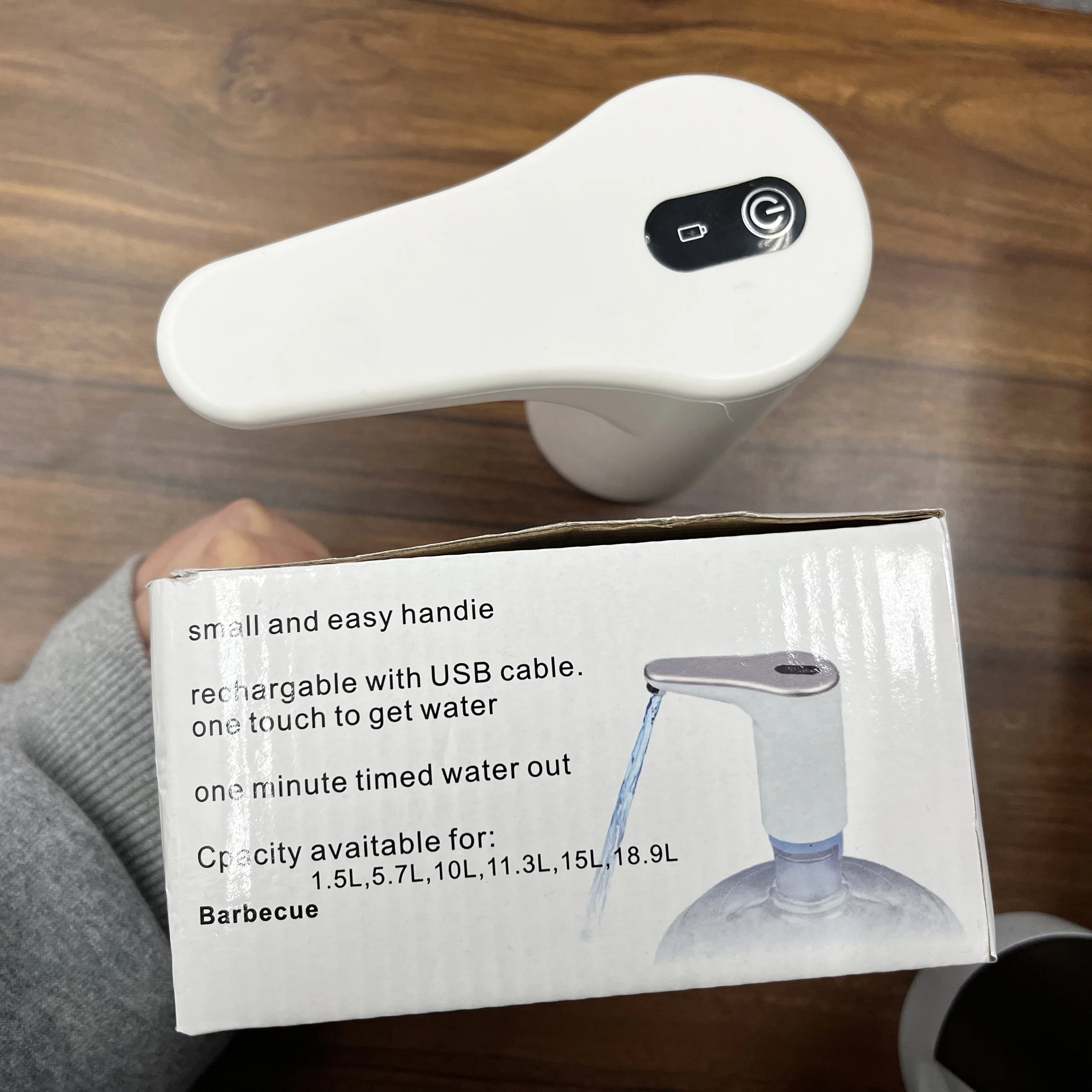 Hot Sale Usb Charging Automatic Drinking Water Dispenser Pump For Water Bottles