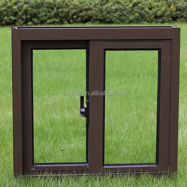 Graphic Design Aluminium Profile Exterior Glass Sliding Window Fenetre Coulissante Balcony Vertical Sliding Window