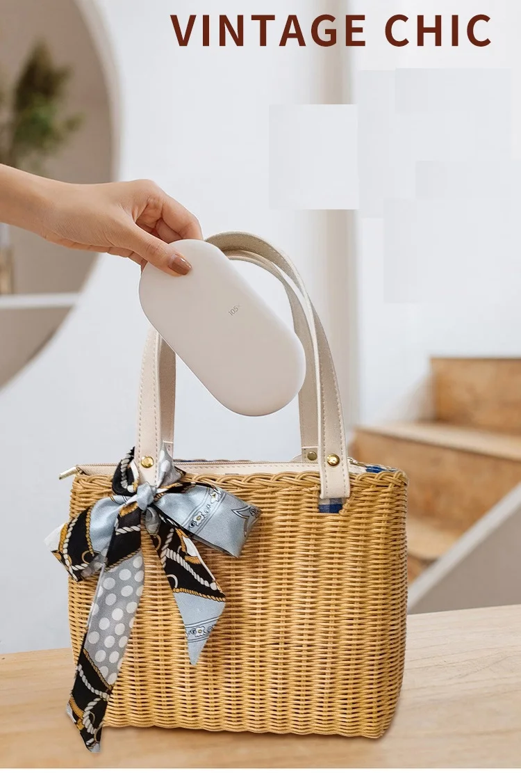 New Make up organizer lady handbag rattan storage basket woven bamboo sea grass basket for gift factory price from China OEM