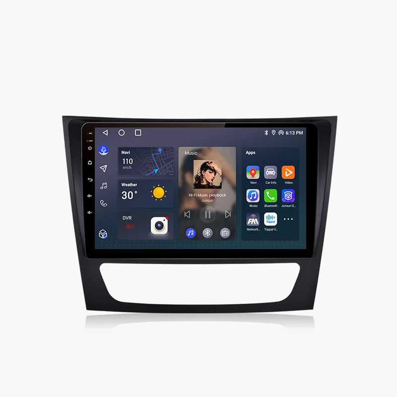 Junsun Android Car Radio Manufacturer OEM GPS Navigation For Mercedes Benz W211 E300 2002-2011 Head Unit for  Mercedes Benz W211
