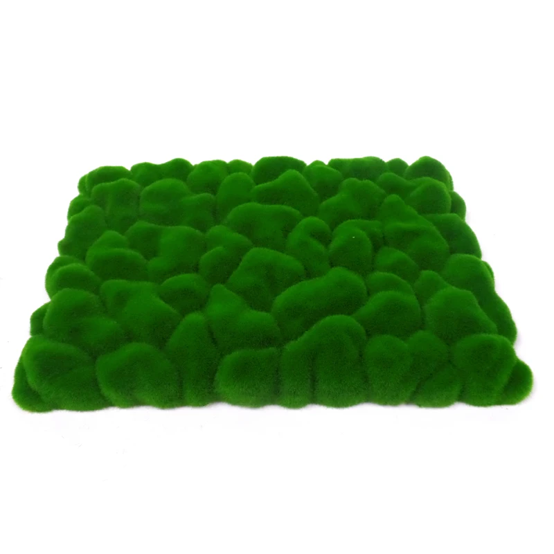 garden decoration artificial moss stone carpet cheap artificial grass carpet