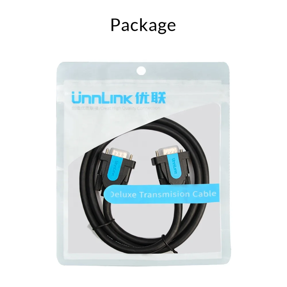 Unnlink 1080P@60Hz VGA Cable 1m 1.5m 3m 5m 10m 20m OEM ODM