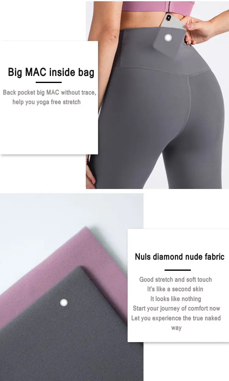 Athletic Yoga Wear Women Summer 29 Colors Yoga Pants Fashion High Waist Push Up Butt Lifting Brown Compression Spandex Leggings