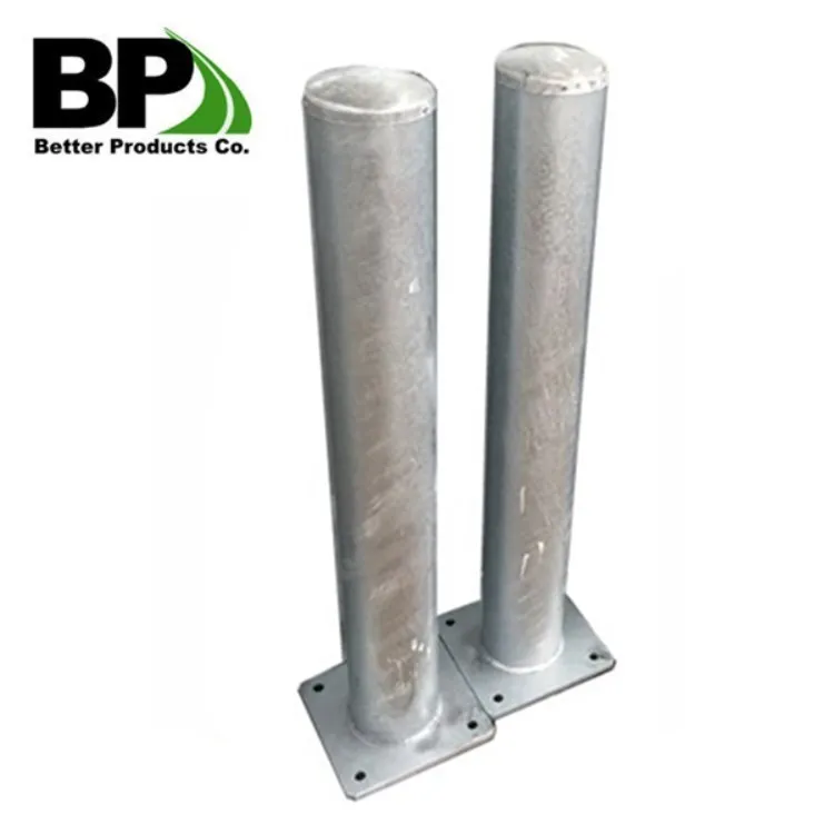 Removable steel parking barrier post