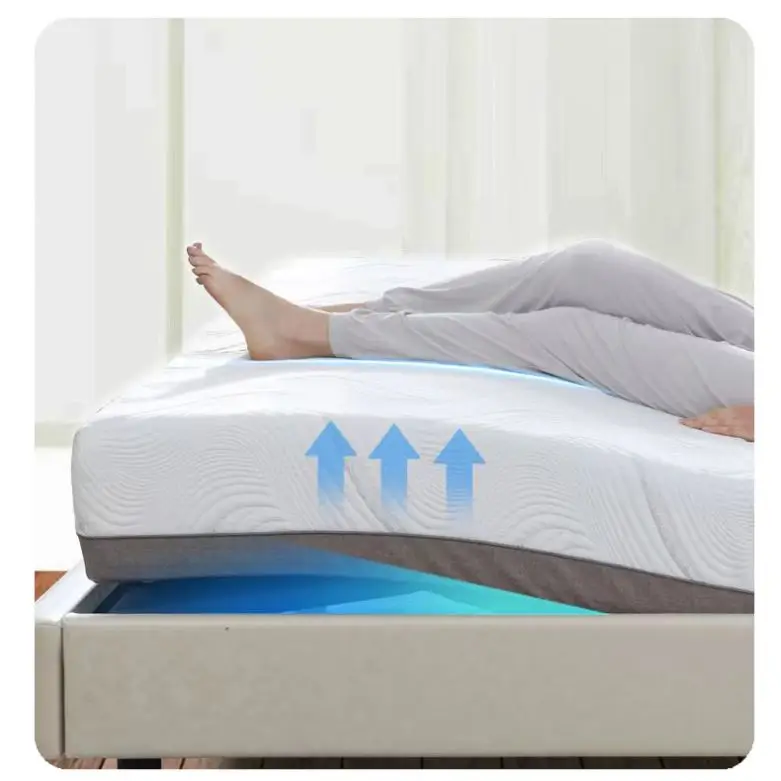 Hypo-allergenic Massage King Size Gel Memory Foam 3 Zone Pocket Coil Spring Hotel Mattress OEM Customized Fabric Packing