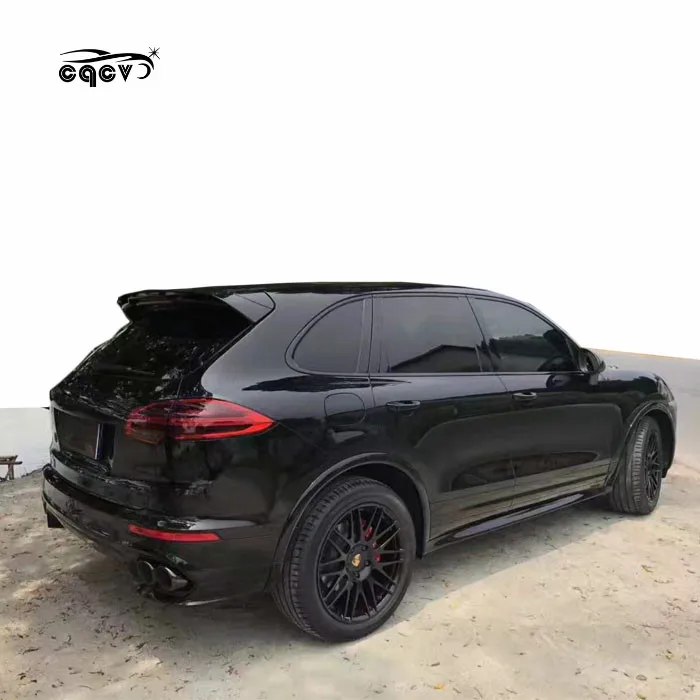 Plastic material turbo body kit for Porsche cayenne 958 front bumper rear diffuser for porsche cayenne 958 facelift