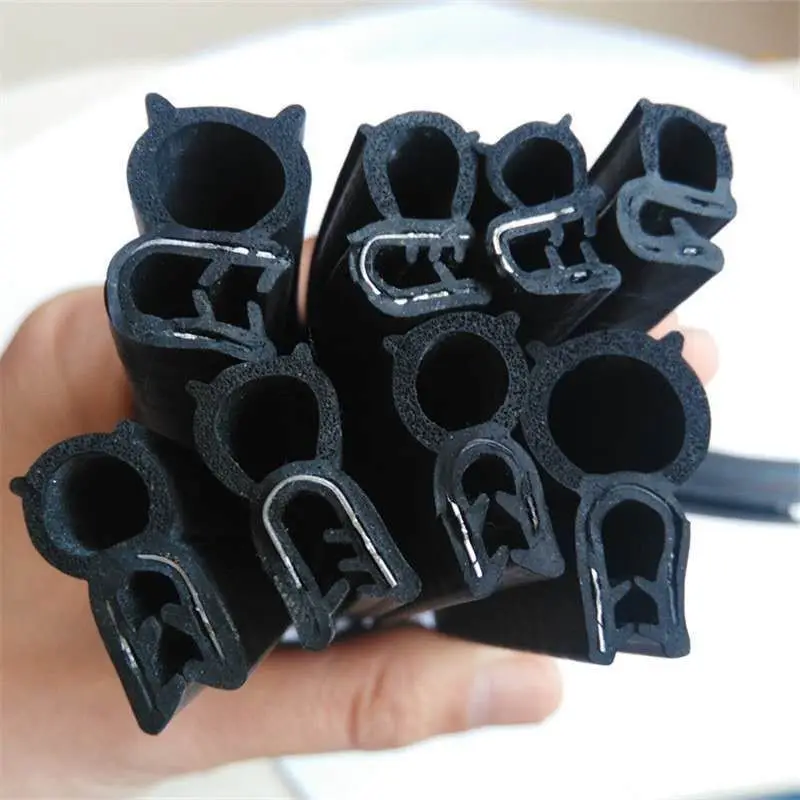 China manufacturer new product Rubber Car Door Seal Weatherstrip EPDM steel belt Weatherstripping Soundproof Waterproof