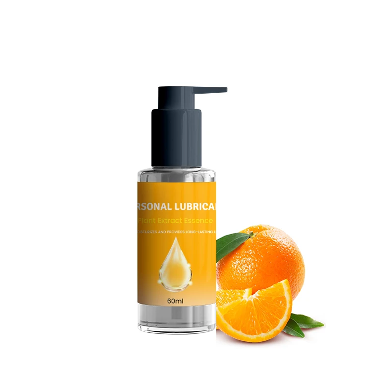 Factory high quality factory price long lasting  improve sex life sex lube private label orange flavored water-based lubricants