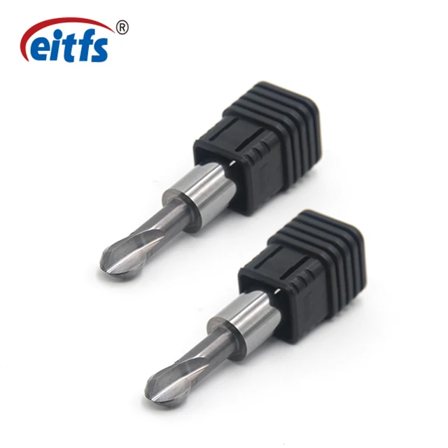 HRC 60 Tungsten Carbide Ball Nose End Mill In Milling Cutter For Steel