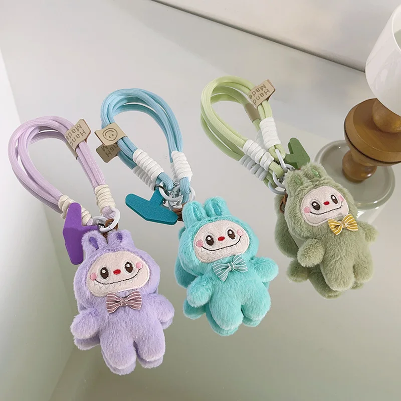 Kawaii плюшевый брелок для ключей мультяшный Чехол мобильного телефона кукла школьная сумка подарок игрушки оптовая продажа
