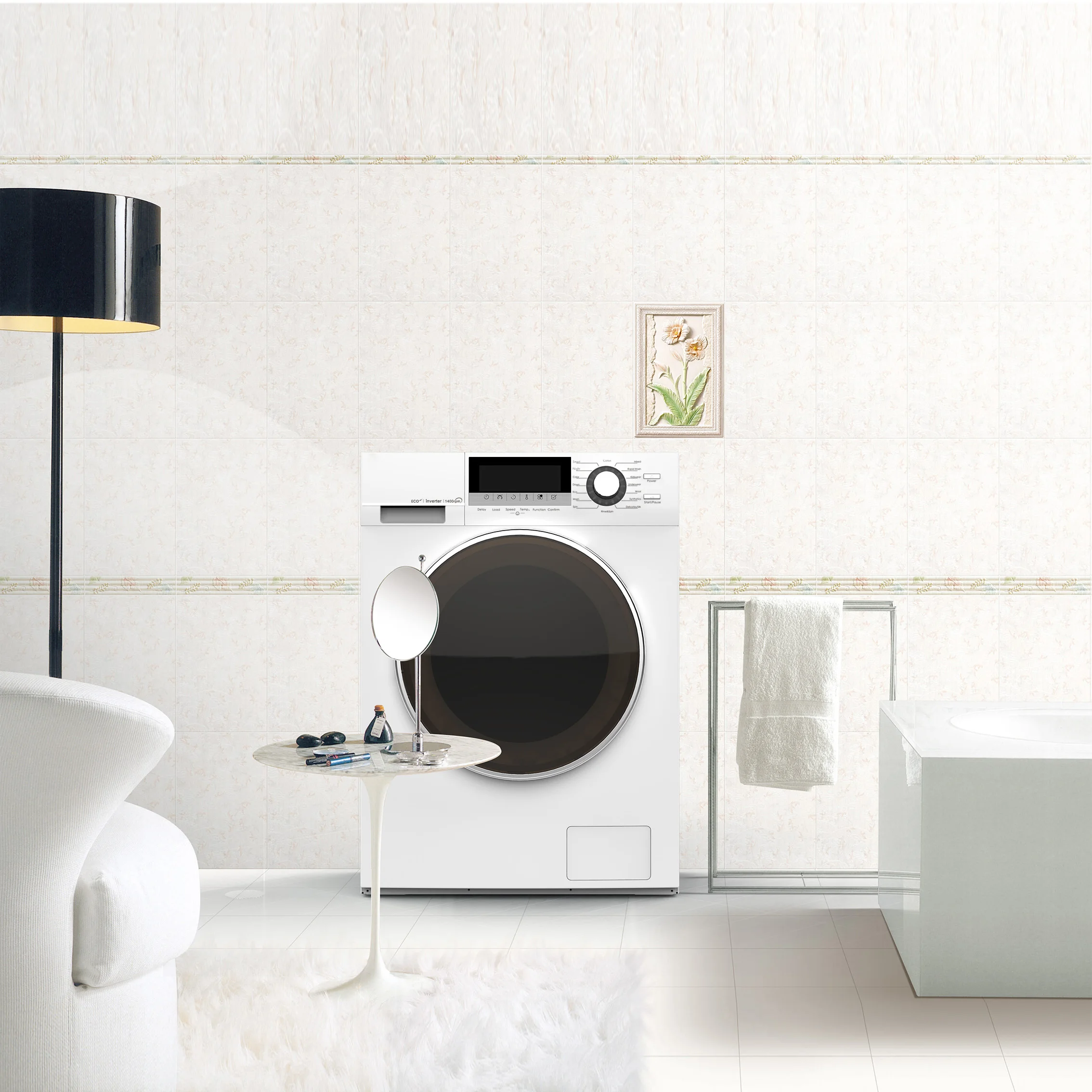 Fully Automatic Lavadora Front-load Washers and drying in One Cloth 8kg 9kg 10kg Washer and Dryer Combo for Home