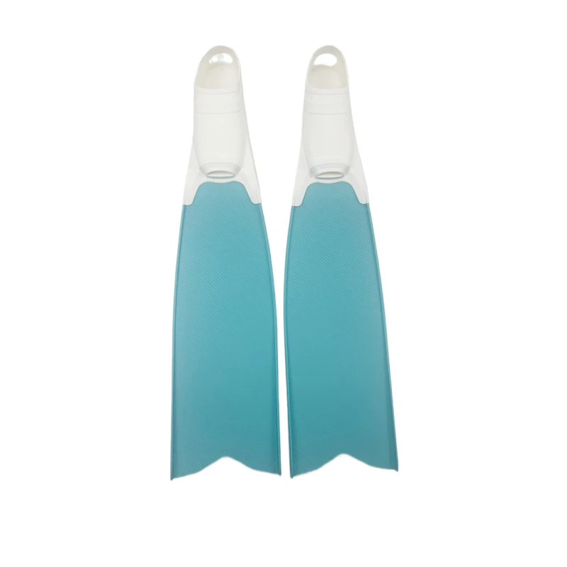 Ocean Fin Foot Pockets custom logo color Professional Adult Carbon Fiber Training Spearfishing Long Diving Freediving Fins