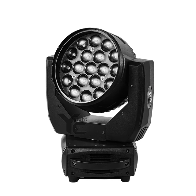 Outdoor 19x15w Led Wash moving head for Disco Wedding Dmx  19pcs*15w Rgbw 4in1 Led Stage Lights