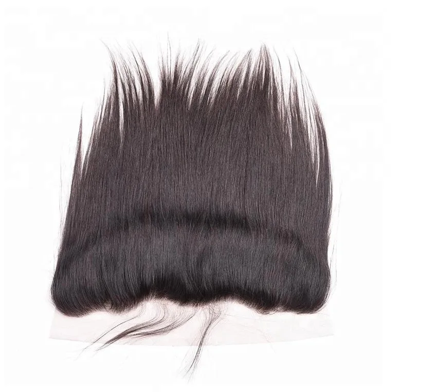 Qingdao Lidu Virgin human hair natural color straight 13x6 HD lace frontal