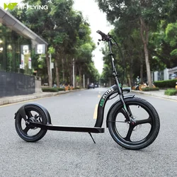Wholesale China factory OEM ODM 350W 10Ah off road electric scooter big wheel folding e scooters
