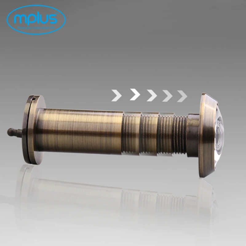 180 degree hotel Brass stainless steel door eye lens Door peephole zinc alloy door viewer 180degree