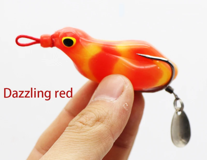 lure fishing bait  Modified soft bait of poisonous thunder frog Toad frog Artificial  / bionic bait