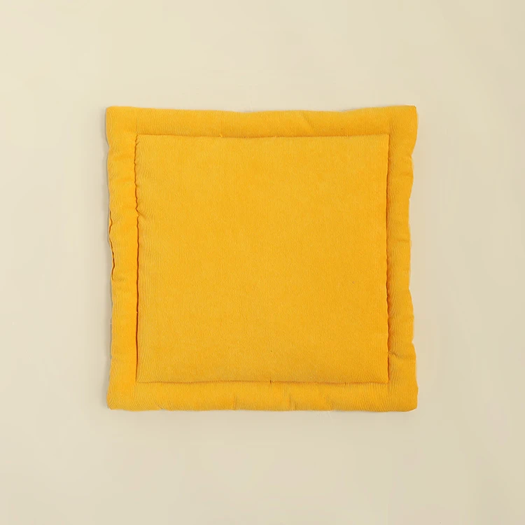 Simple square design cheap hot sale customized portable seat floor pillow cushion