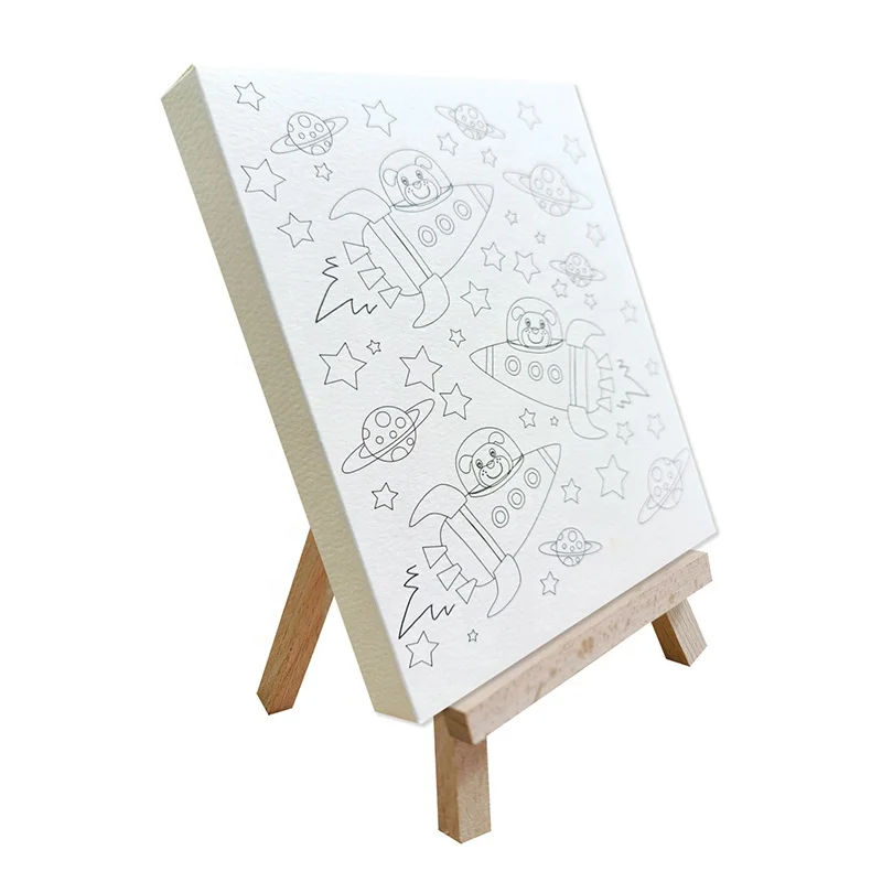 Acrylic watercolor paper Foldable canvas pad 9x12 inch heavy weight canvas paper art pad