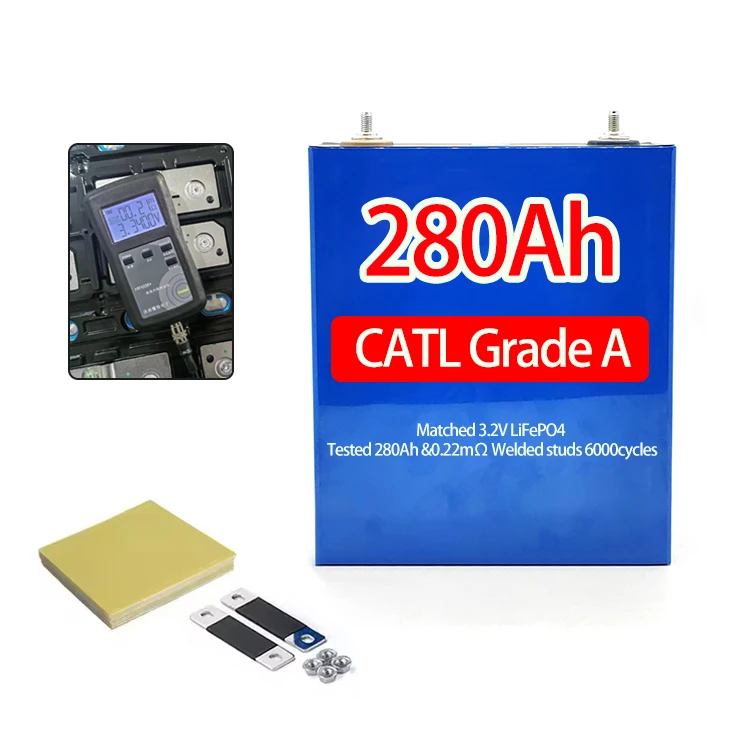 3,2v Lifepo4 Batterie Cell 280ah Grade a Prismatic Rechargeable Lifepo4 LFP 304ah 320ah Lifepo4 Battery Cell 1c