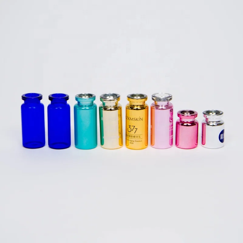 Wholesale Transparent 1ml 2ml 20ml pharmaceutical small sample glass vials with cap for perfume