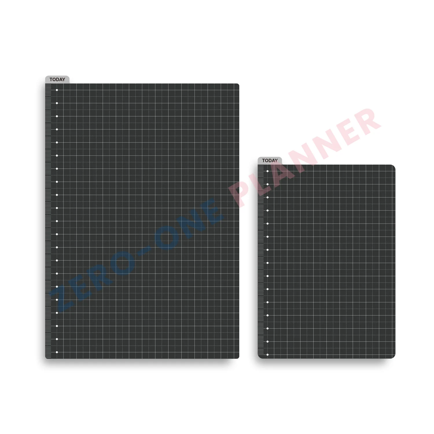 customized A5 A6 writing pad custom PP full color print dashboard with top tab today