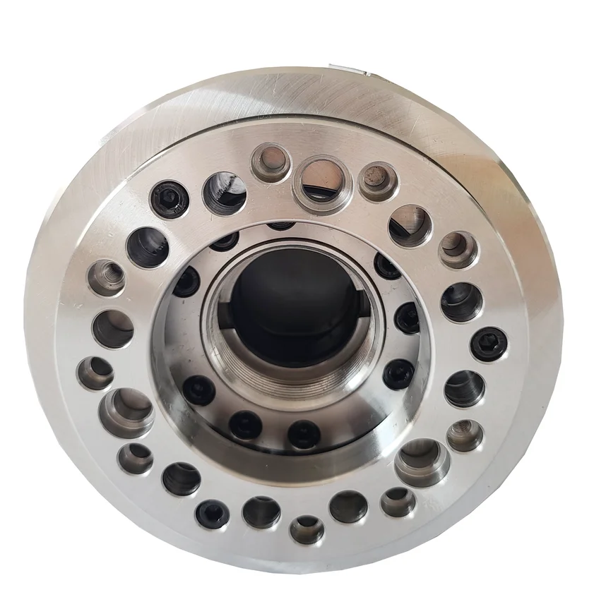 2023 Lingman Hydraulic Through Hollow 4/5/6/8  Inch 3 Jaw Lathe Chuck Self Centering Drill Chuck