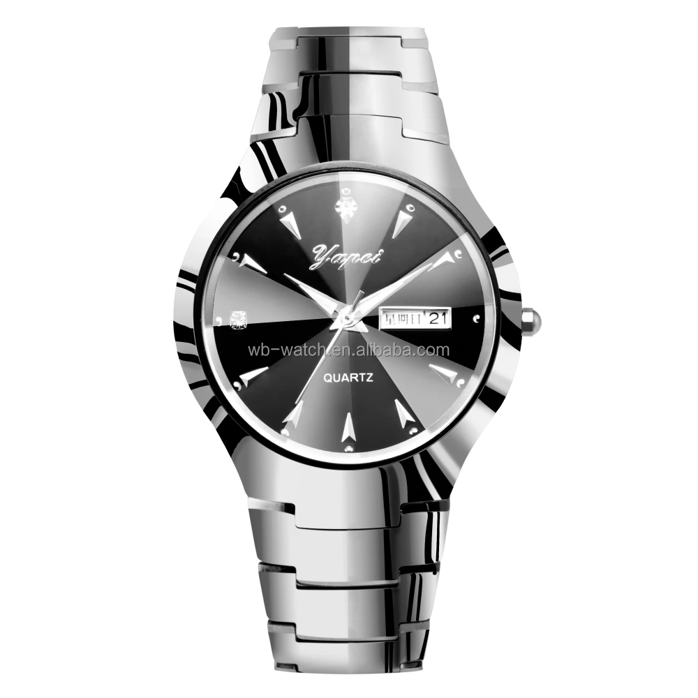 Factory Wholesale Mens Vj33 Movement New Arrival Diamond Quartz Watch For Tungsten Steel Belt Reloj De Hombre Wrist Watch