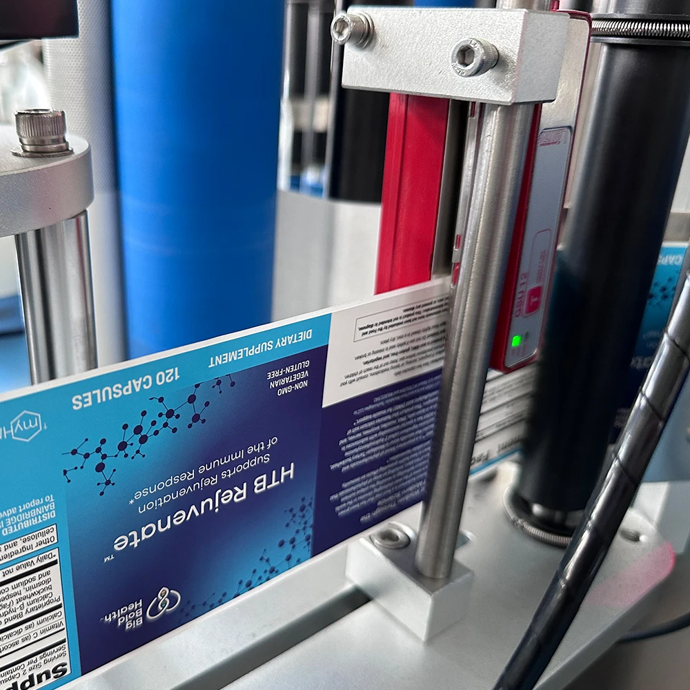 Automatic Flat Bottle Square Bottle Conical Bottle Double Sided Adhesive Labeling Machine