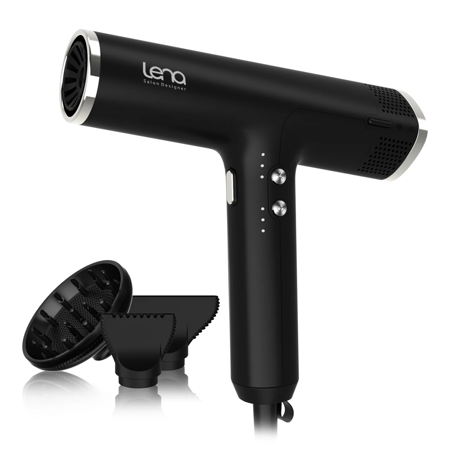 Lena Custom T Shape Super Brushless Hair Blow Dryer Professional Ionic High Speed BLDC Motor Hair Dryer