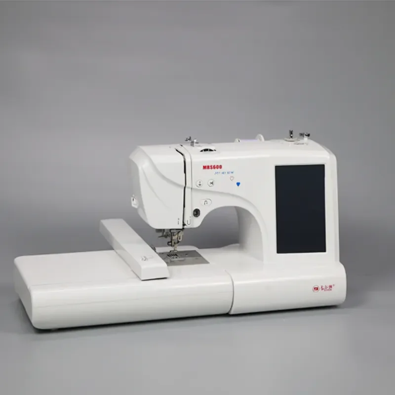 MRS600  fashional clothes direct sale portable household high speed sewing machine computerized embroidery machine single needle