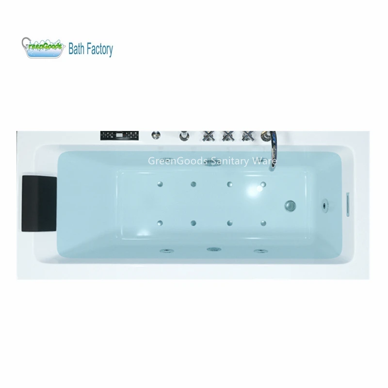 CE UK бестселлер, высокое качество, без юбки, акриловая КАПЛЕВИДНАЯ ванна, мини-спа-массаж, гидромассажная Ванна