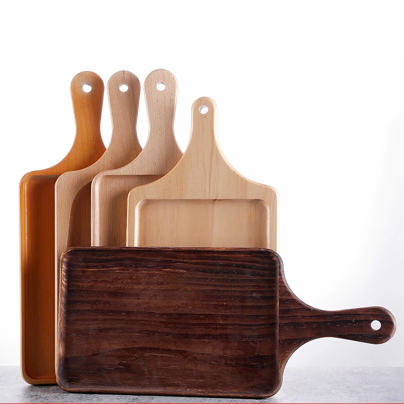 Wholesale Wood Tray Sets Hot Sale Pine Wood Cutting Board Fruit Sushi Serving Tray