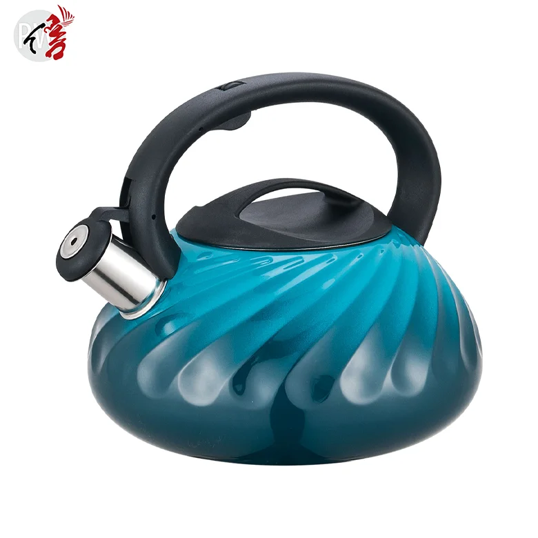 Realwin factory 3 layers bottom  whistling tea gas kettle stainless steel Whistling Kettle