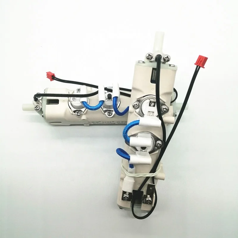 Flow through water heating element for coffee maker