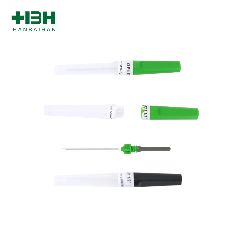 HBH Factory Directly Safety Blood Collection Needle Straight Needle 21G