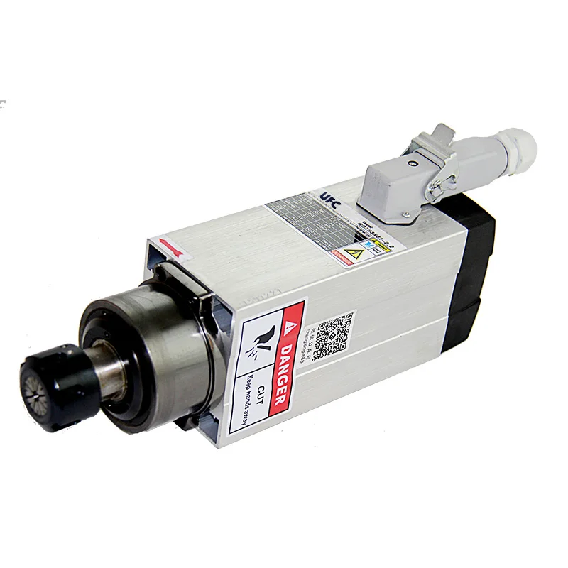 High Speed CNC Spindle Motor Air Cooled AC Spindle Motor 2.2kw er25 18000rpm