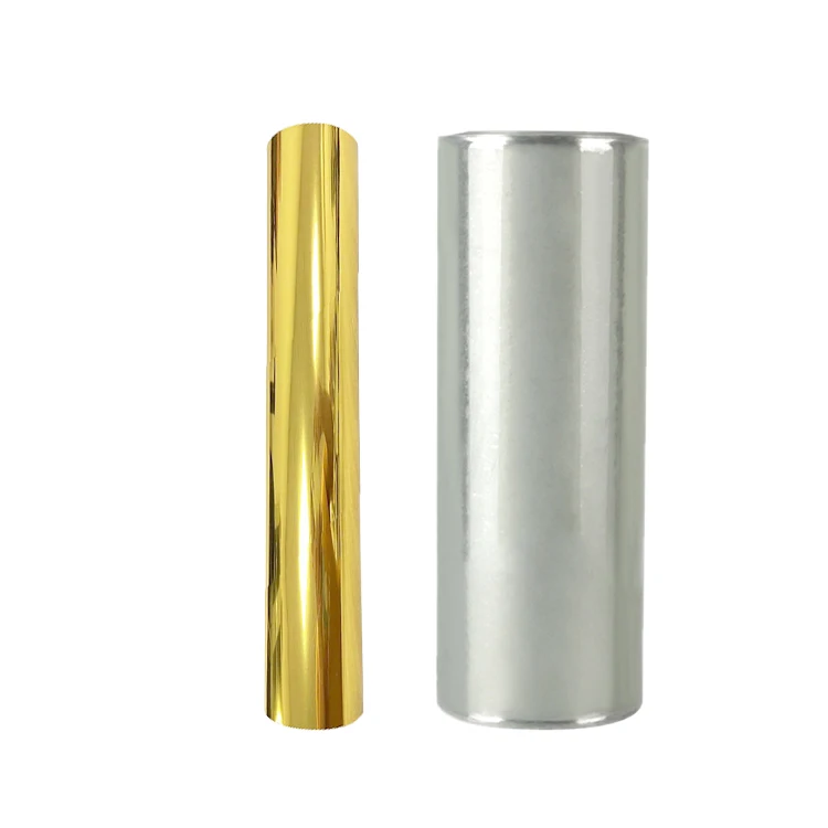 Goosam Uv DTF Hard Material Surface Sticker 3D Gold And Silver A B Foil Film Crystal Label Gold Roll Uv Transfer Gold Film AB