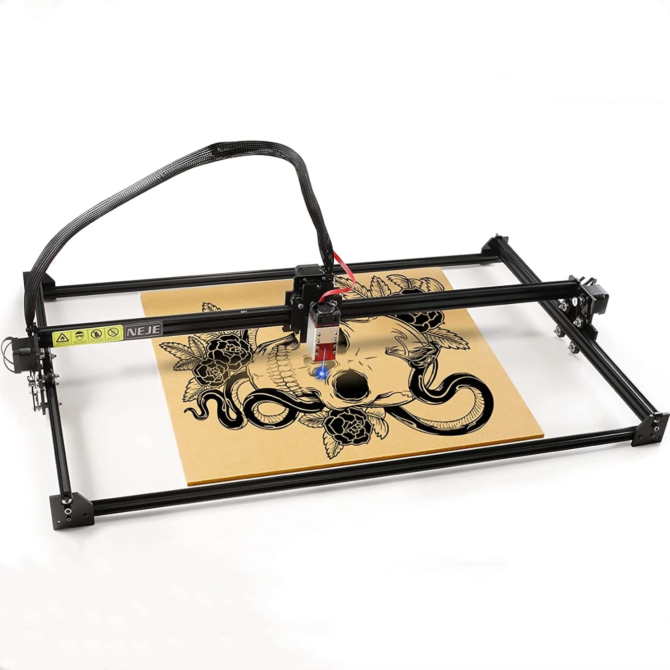 Customized Hand Held 46*81cm Portable machinery Fiber Laser Maker Marking Machine lazer printer for metal