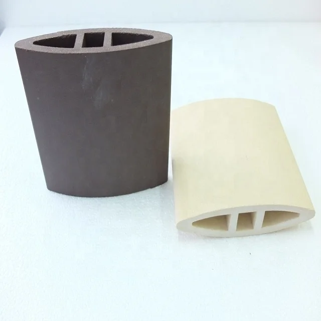 Ventilated facade structural clay tiles , Terracotta fasade decorative panels , lightweight curtain wall brick panels