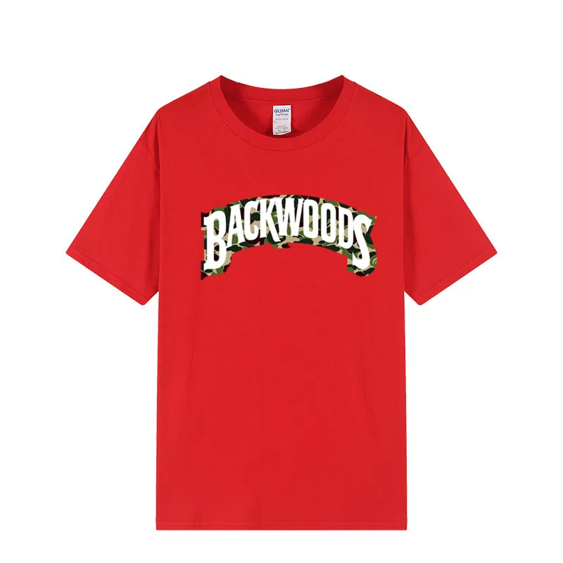 Custom 3D Puff Print Heavyweight 230GSM 100% Cotton Men Summer USA Size Hip Hop Streetwear 13 Color Cookie Backwoods T Shirt