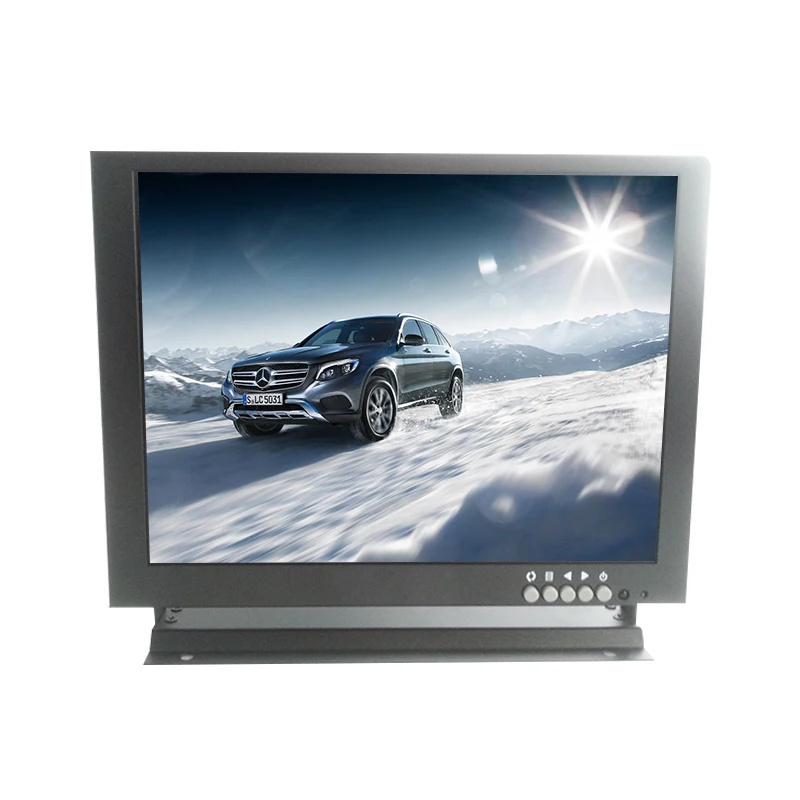 
Metal case open frame VGA BNC AV USB port tft surveillance display 10