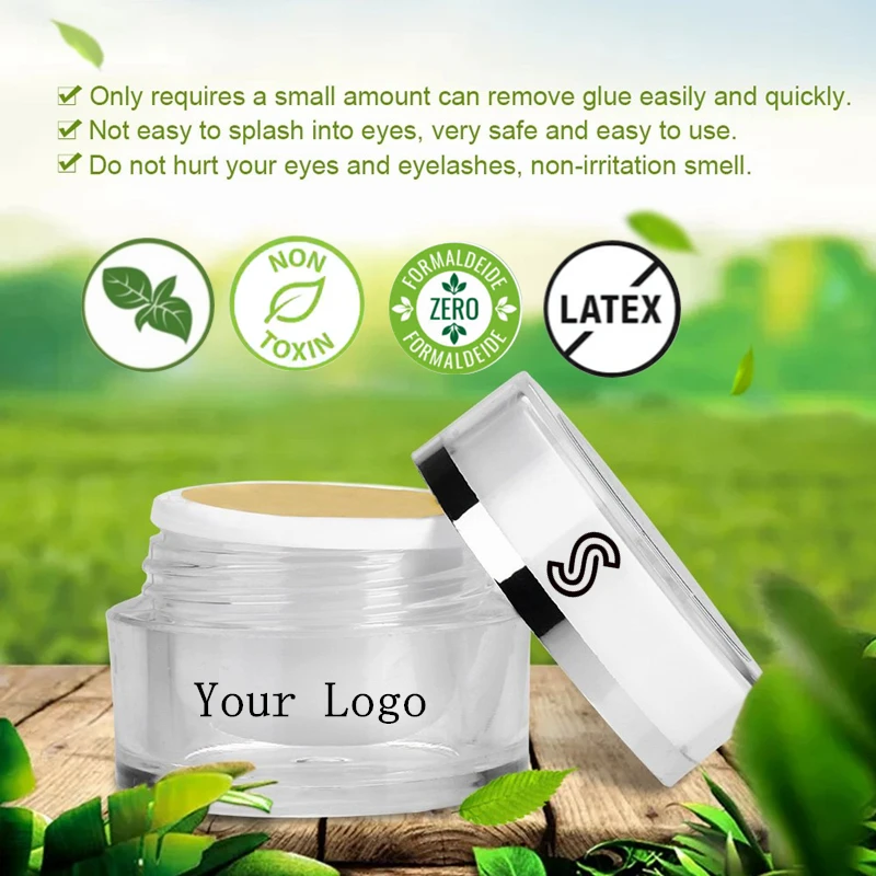 Sensitive Korea Glue Removal Cream For Lash Extension Scented Lash Extensions Remover Chery Semi Permanent Lash Remover