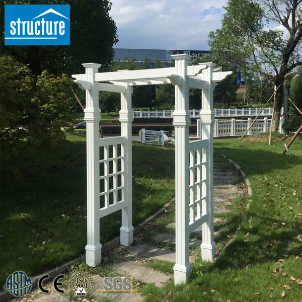 chinese garden custom printed pergolas gazebo plastic pvc pavilion outdoor