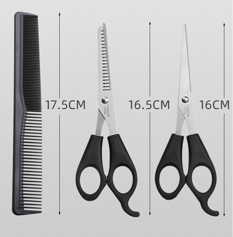 Dog Grooming Dogs Hair Cutter Stainless Steel Shears Straight Thinning Curved Pet Dog Cat Cutting Tools Grooming Scissors Set