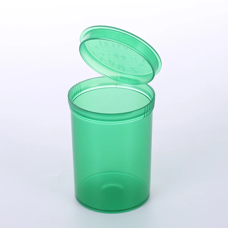 High Quality Colorful Flip Pop Top Vials Medical  Pot Pop Top Vials Pharmaceytical Plastic Pop Top Bottles